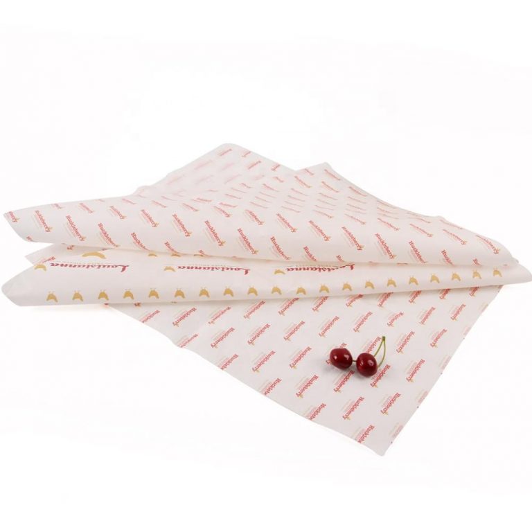 Food grade printing burger wrapping tissue paper Wrapping Paper Manufacturers