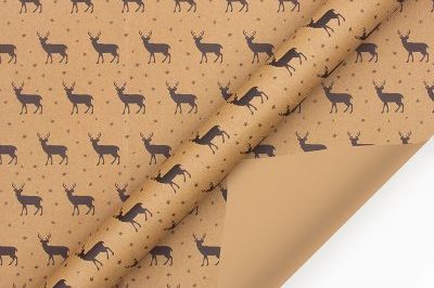 Hotsale popular gold logo christmas wrapping paper (4)