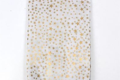 Snowflake stripes printed gift bouquet wrapping paper (4)