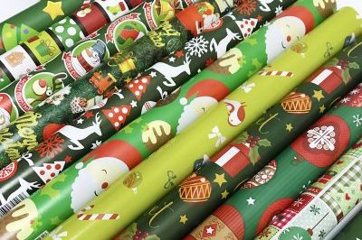 Wholesale custom design christmas wrapping paper (2)