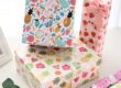 Custom birthday gift wrapping paper with colorful pattern designs