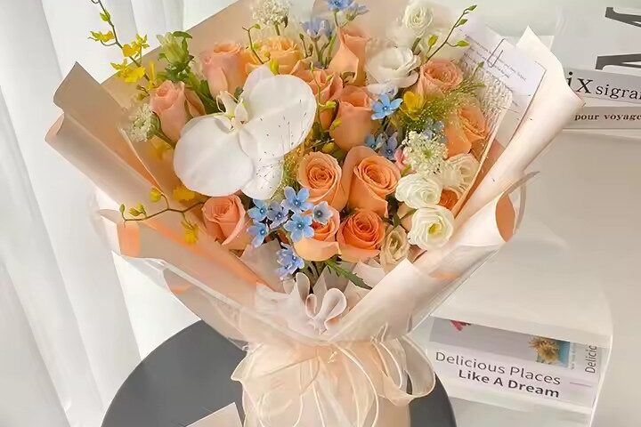 Multi-scene premium flower wrapping paper in sheets and rolls