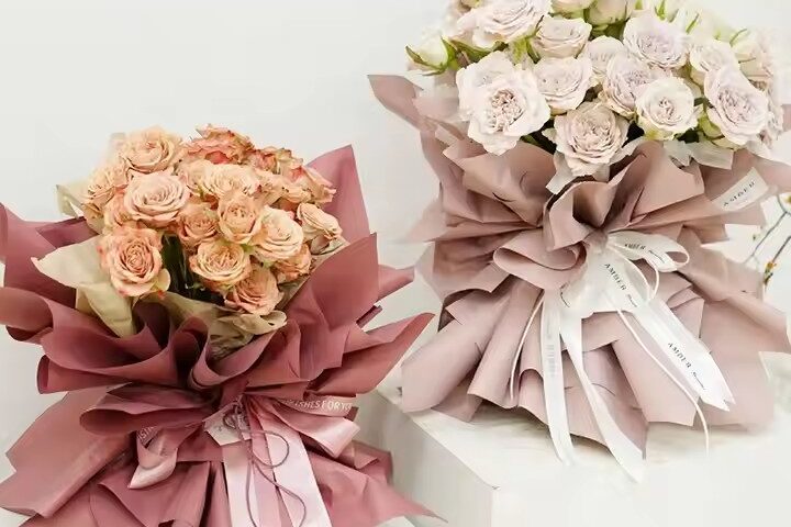 Elegant flower wrapping paper for fresh bouquet packaging (1) Top-selling floral wrapping paper for professional florists