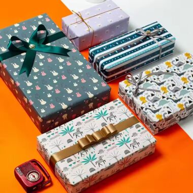 Personalized stylish custom printed gift wrapping paper