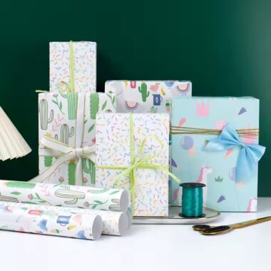 Personalized stylish custom printed gift wrapping paper
