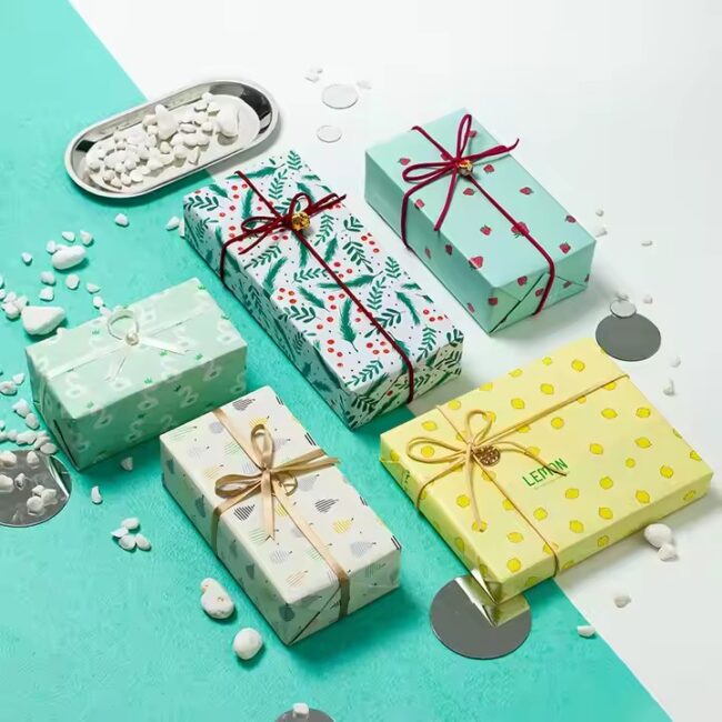 Personalized stylish custom printed gift wrapping paper
