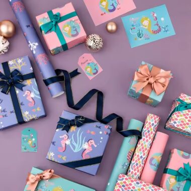 Luxury custom gift wrapping paper rolls with elegant finish