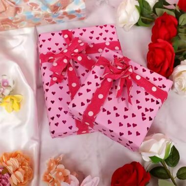Luxury custom gift wrapping paper rolls with elegant finish