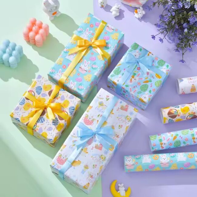 Factory-supplied high-quality custom gift wrapping paper rolls