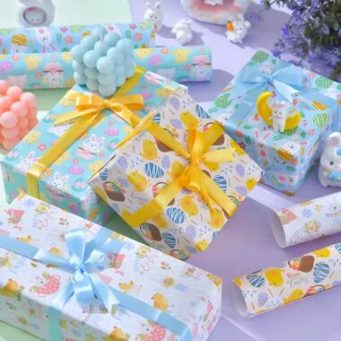 Factory-supplied high-quality custom gift wrapping paper rolls