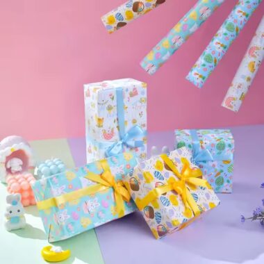Factory-supplied high-quality custom gift wrapping paper rolls