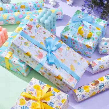 Factory-supplied high-quality custom gift wrapping paper rolls