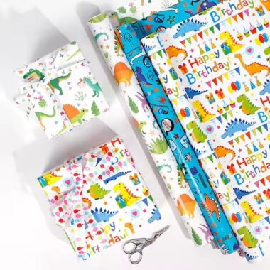 Custom luxury gift wrapping paper with elegant finishes