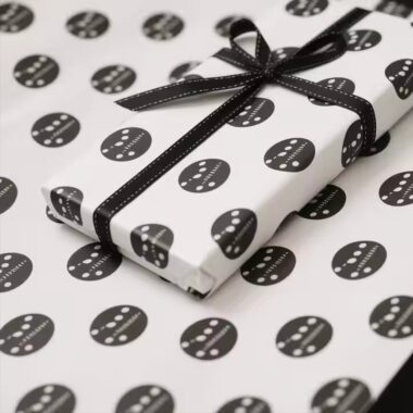 Custom birthday and Valentine’s gift wrapping paper with romantic prints