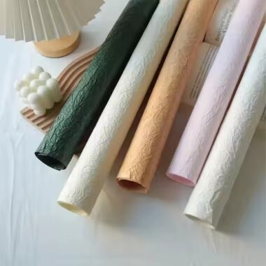 Eco-friendly stone texture flower wrapping paper roll