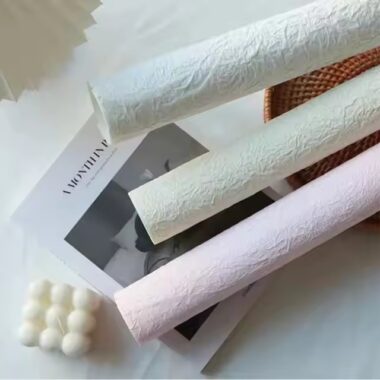 Eco-friendly stone texture flower wrapping paper roll