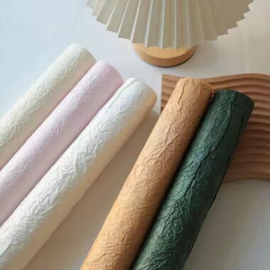 Eco-friendly stone texture flower wrapping paper roll