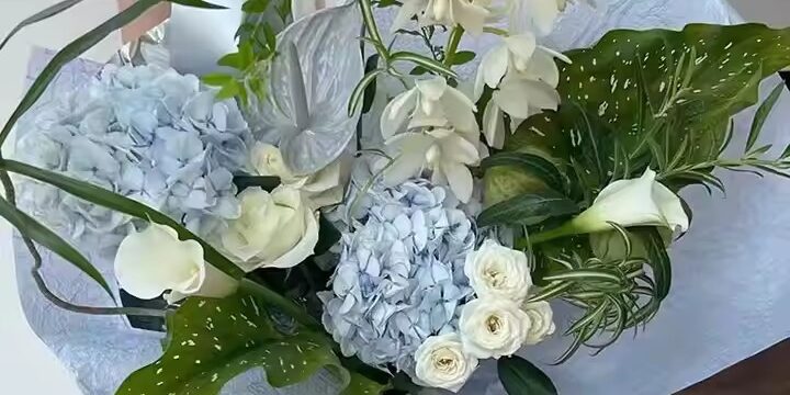 Eco-friendly stone texture flower wrapping paper roll