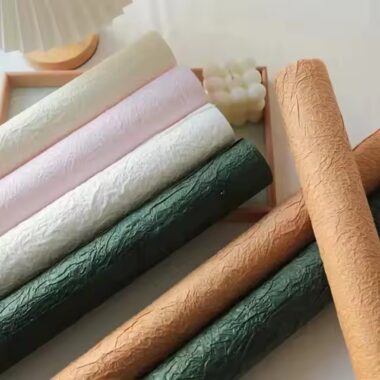 Eco-friendly stone texture flower wrapping paper roll