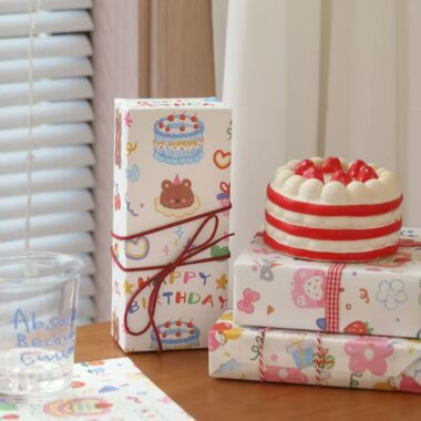 Large cartoon kids gift wrapping paper for children’s gifts