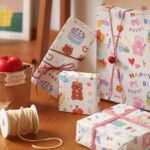 Large cartoon kids gift wrapping paper for children’s gifts