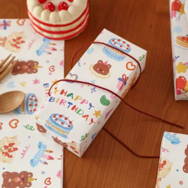 Large cartoon kids gift wrapping paper for children’s gifts