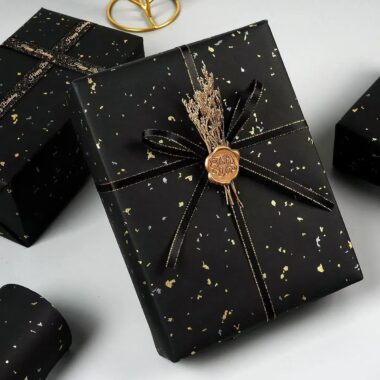 Large thick decorative birthday wrapping paper for gifts