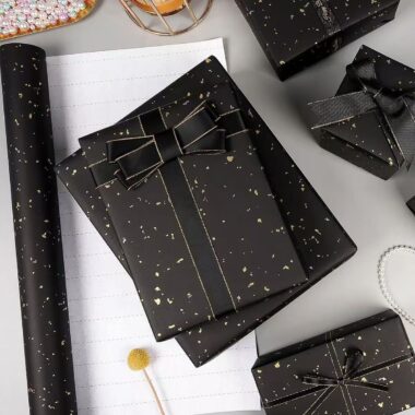 Large thick decorative birthday wrapping paper for gifts