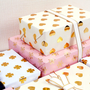 Luxury metallic foil high quality wrapping paper