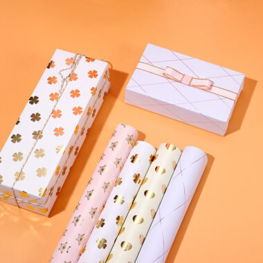 Luxury metallic foil high quality wrapping paper