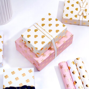 Luxury metallic foil high quality wrapping paper