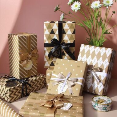 Premium elegant decorative wrapping paper for gifts
