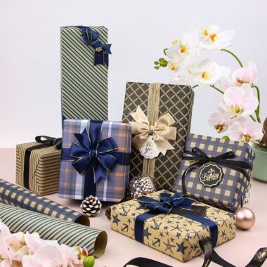 Premium elegant decorative wrapping paper for gifts