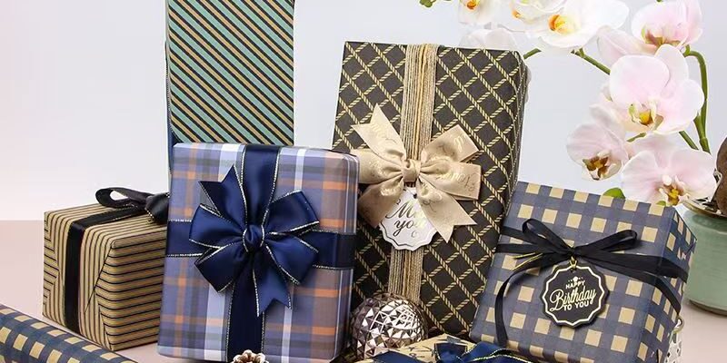 Premium elegant decorative wrapping paper for gifts