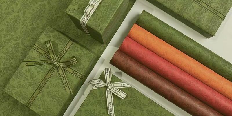 Thick premium holiday and birthday decorative wrapping paper