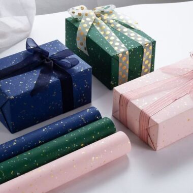 Vintage extra large holiday decorative wrapping paper