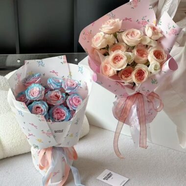 Waterproof floral wrapping paper for professional florists