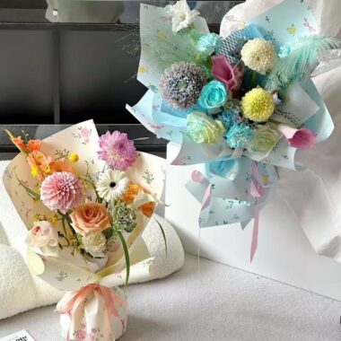 Waterproof floral wrapping paper for professional florists