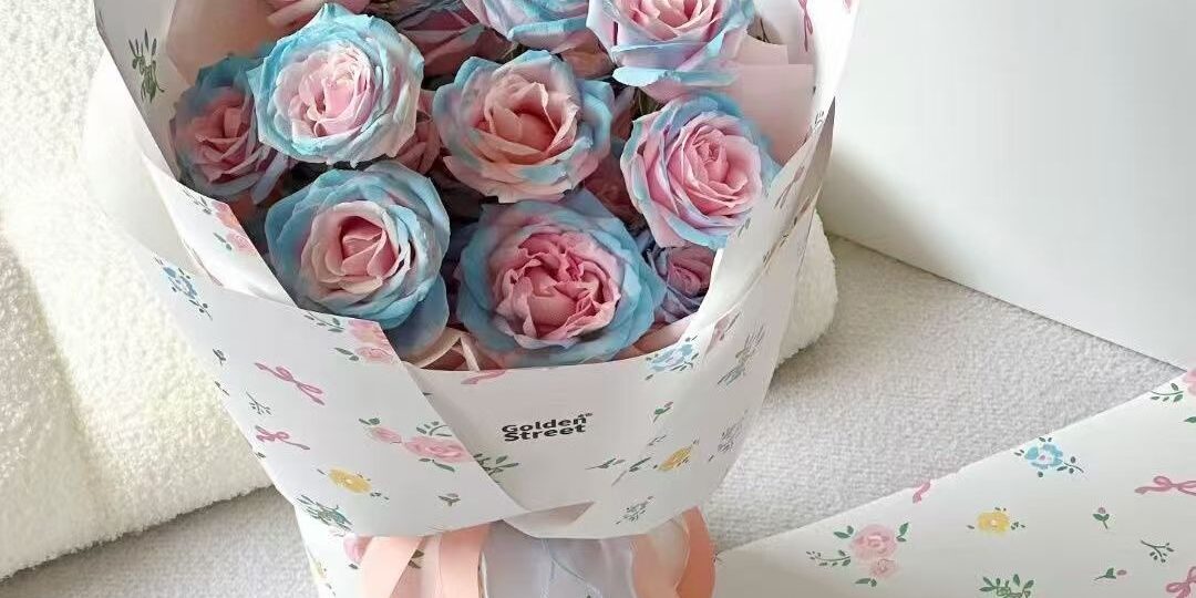 Waterproof floral wrapping paper for professional florists