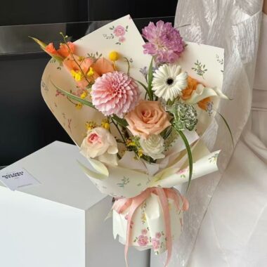 Waterproof floral wrapping paper for professional florists