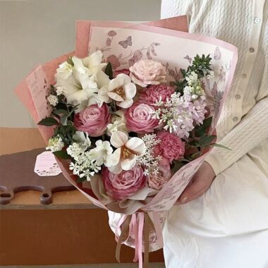 European floral pattern flower shop wrapping paper sheets