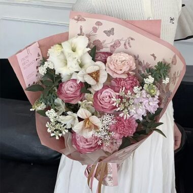 European floral pattern flower shop wrapping paper sheets