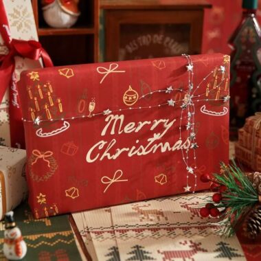 Extra-large thick Christmas wrapping paper for holiday gifts
