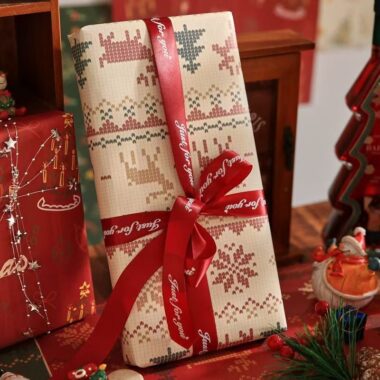 Extra-large thick Christmas wrapping paper for holiday gifts