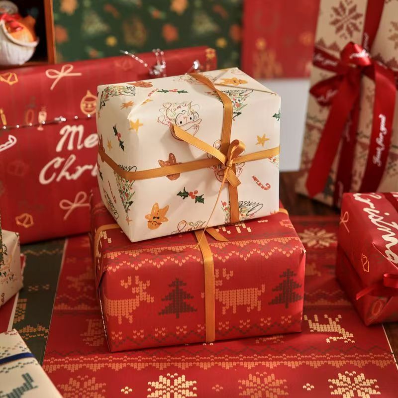 Extra-large thick Christmas wrapping paper for holiday gifts