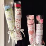 Fresh magnolia thick waterproof floral wrapping paper sheets