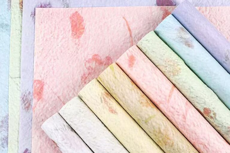 Luxury petal textured thick flower wrapping paper sheets