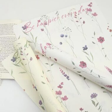 Thick floral printed Mother’s Day flower wrapping paper