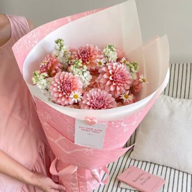 Premium vintage floral style flower wrapping paper sheets