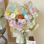 Printed kraft florist flower wrapping paper sheets